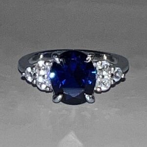 Oval Sapphire Ring
